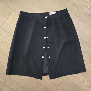 Thierry Mugler Vintage Black Mini Skirt Size 44 8